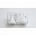 Set 3 clopotei decorativi de Craciun, polistiren, decor margele, 10 cm