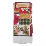 Set 3 prosoape de bucatarie Atria, cu imprimeu globuri, 38 x 63 cm