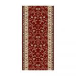 Traversa Lotus 523/210, polipropilena heat-set, rosu, 80 cm
