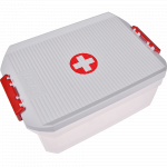 Cutie depozitare medicamente, 19,2 x 29,7 x 12,4 cm, 4,5 l