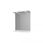 Oglinda baie Savini Due, cu iluminare si polita, 67,8 x 52 x 12,5 cm