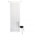 Perdea 6812 din 100% poliester, alba 101, 145 x 245 cm