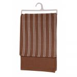 Set 2 prosoape de bucatarie Chevron, maro, 50 x 70 cm