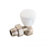 Robinet calorifer tur colt Tiemme, alama, alb, 1/2 inch