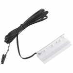 Clips din plastic cu lumina LED, pentru polite de sticla, 3 x LED, lumina rece