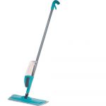 Mop Ultraclean, microfibra cu pulverizator, gri/turcoaz, 1.2m