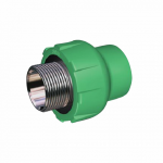 Mufa PPR 40 mm Hausterm, 1 1/4, filet exterior, verde