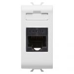 Priza date RJ45 UTP cat 5E Chorus, Gewiss GW10421, 1M, alb