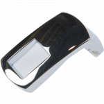 Buton LBH006, zamac, 23 x 46 x 23 mm, crom