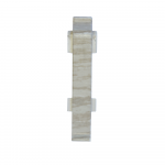 Set element de imbinare plinta parchet Korner Evo 70, stejar pastel, PVC, 70 x 20.7 mm, 2 bucati/set