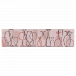 Brau faianta bej Flavours, grosime 0,8 cm, 6,5 x 25 cm