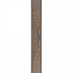 Brau faianta negru, Kai Cermics Sorel Black Lux, 6 x 40 cm