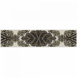 Brau faianta Organza 5, negru, 6.2 x 27.5 cm