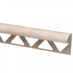 Margine decorativa faianta Set Prod crem descendent marmorat, exterior, 10 mm