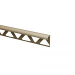 Profil aluminiu de colt exterior pentru gresie si faianta Set Prod rotund, S21 sampanie, 8 x 2500 mm