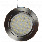 Spot rotund aplicat LED, alb, 2 m
