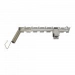 Suport conductor pentru tigla de coama 132 U, cu resort de tensionare, otel, 8 mm, 185 – 260 mm