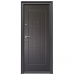 Usa metalica pentru exterior Tracia Napoca, deschidere dreapta, maro, 880 x 2050 mm