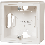 Doza monopost pentru montaj aparent Legrand 754191, 1 post, IP2X, alb