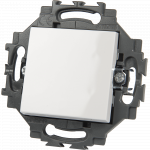 Buton cu revenire cu LED Gewiss Dahlia GW35022W, 1P - 10 AX