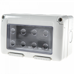Carcasa montaj aparent Gewiss GW27044, 3 module, IP55, 132 x 82 x 65 mm