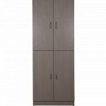 Dulap pentru organizarea si depozitarea hainelor, 80 x 28 x 202 cm, mesteacan