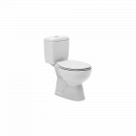 Set WC Menuet Ova, portelan, alb, evacuare verticala + rezervor, 3/6 litri