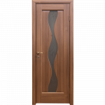 Usa interior celulara Maestra Volna, reversibila, MDF, artar auriu, toc fix, 200 x 70 x 4 cm