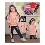 Compleu trening copii fetite vatuit gros model print engros