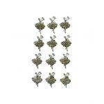 Set En-gros 12 Brose Martisor marime mica, 3.5cm, Balerina Eleganta