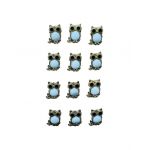 Set En-gros 12 Brose Martisor marime mica, 3.5cm, Bufnita Inteleapta