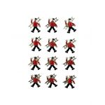Set En-gros 12 Brose Martisor marime mica, 3.5cm, Cosar Norocos