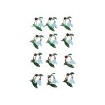Set En-gros 12 Brose Martisor marime mica, 3.5cm, Ghiocel Norocos