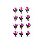 Set En-gros 12 Brose Martisor marime mica, 3.5cm, Lalea Roz