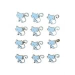 Set En-gros 12 Brose Martisor marime mica, 3.5cm, Pisicuta Simpatica