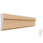 Ancadrament ferestre si usi Akfix FP108,  polistiren EPS + rasina, 100 x 38 x 2000 mm
