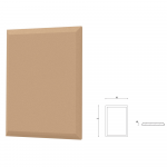 Coltar decorativ FPCL03, polistiren EPS + rasina, design simetric, crem