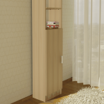 Dulap cu 4 rafturi pal melaminat, sonoma, 40 x 28 x 202 cm