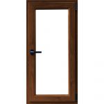 Fereastra PVC, 5 camere, dechidere dreapta oscilobatant, stejar, 56 x 86 cm