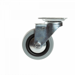 Rola pivotanta cu placa, 75 x 24 mm, 55 kg