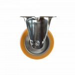 Rola pivotanta fixa, poliuretan, 100 x 38 mm, 180 kg