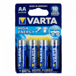 Set baterii alcaline AA Varta High Energy, 1.5 V