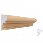 Solbanc decorativ din polistiren EPS laminat cu rasina FP205, 100 x 70 x 2000 mm