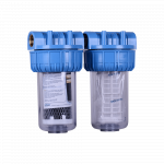 Filtru de apa, carbune activ + sita, 7 cu 3/4 in linie