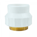 Mufa PPR 40 mm Supratherm, 1 1/2, filet interior, alb