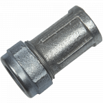 Mufa rapida, filet interior-interior, fonta zincata, 1/2 inch