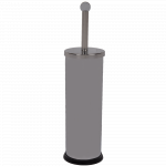 Perie WC Bisk Twist, inox, crom, 9.5 x 9.5 x 39.5 cm