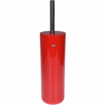 Perie WC MSV Inagua, plastic, rosu, 9.3 x 35.5 cm