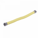 Racord de gaz Italflexigas, FF, inox, galben, flexibil, extensibil, 3/4 inch, 40 – 80 cm