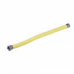 Racord de gaz Italflexigas, FF, inox, galben, flexibil, extensibil, 3/4 inch, 50 – 100 cm